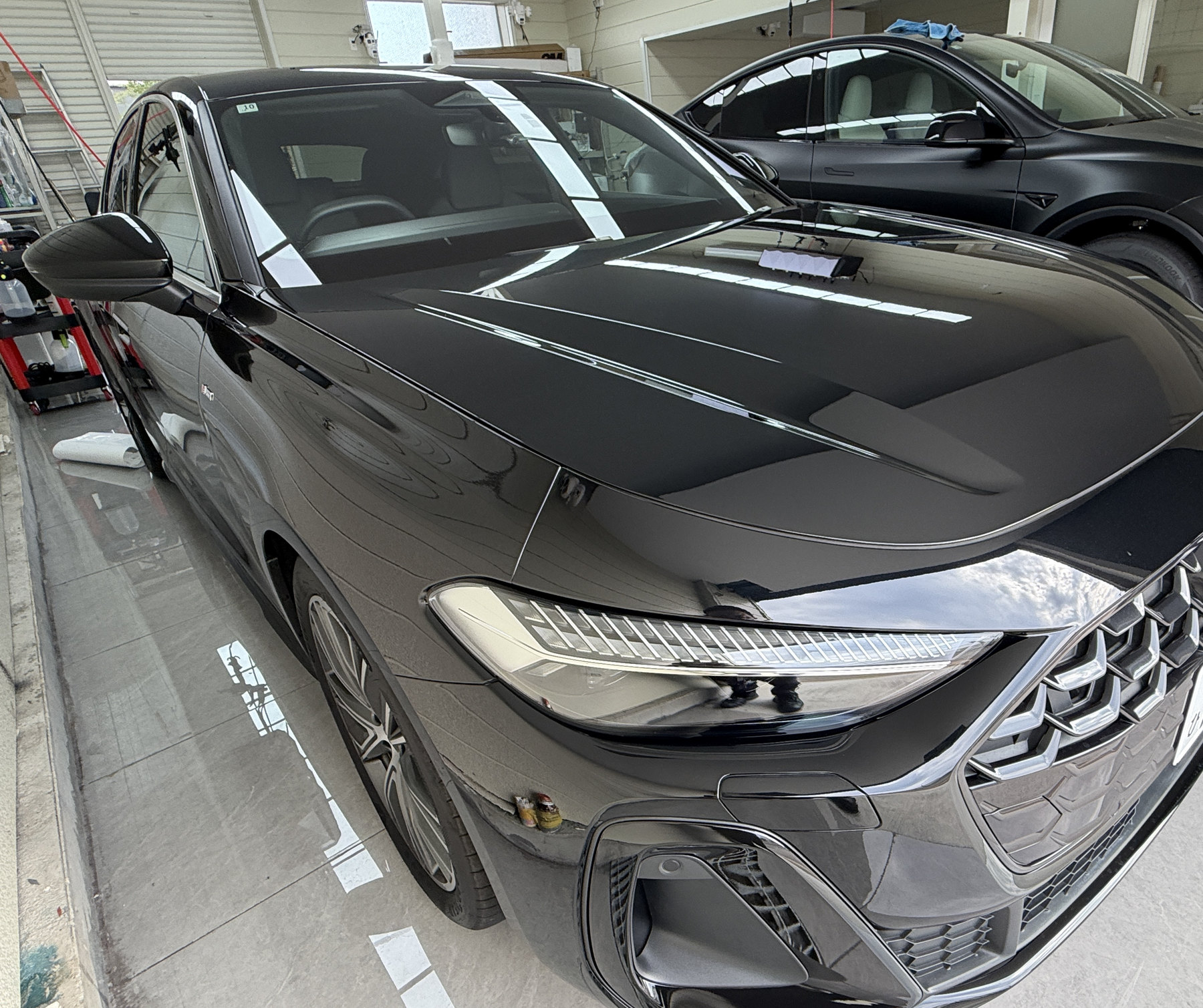 2025 Audi A5 bumper blackout after image 1 photographed in Osaka by EISUI WRAP