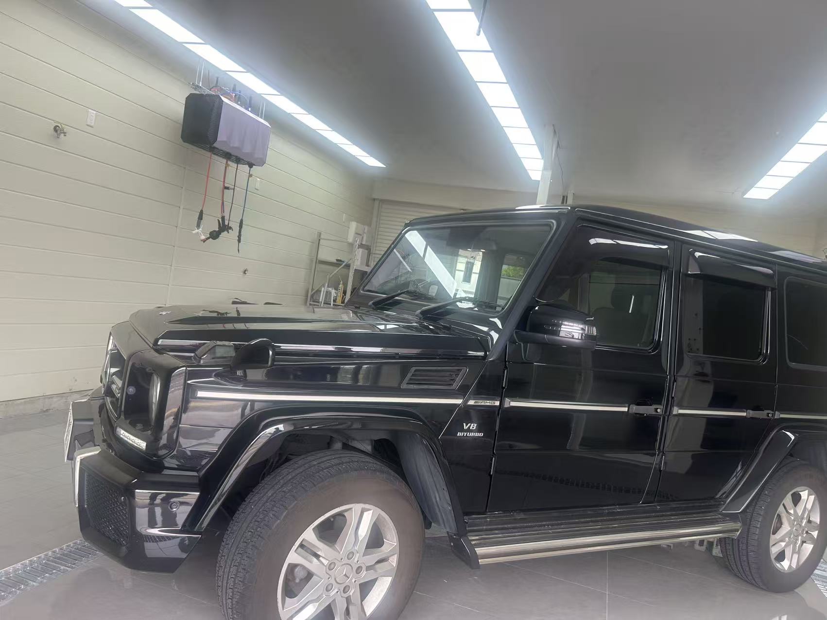 Mercedes-Benz G-Class W463 ラッピング施工前 グロスブラック