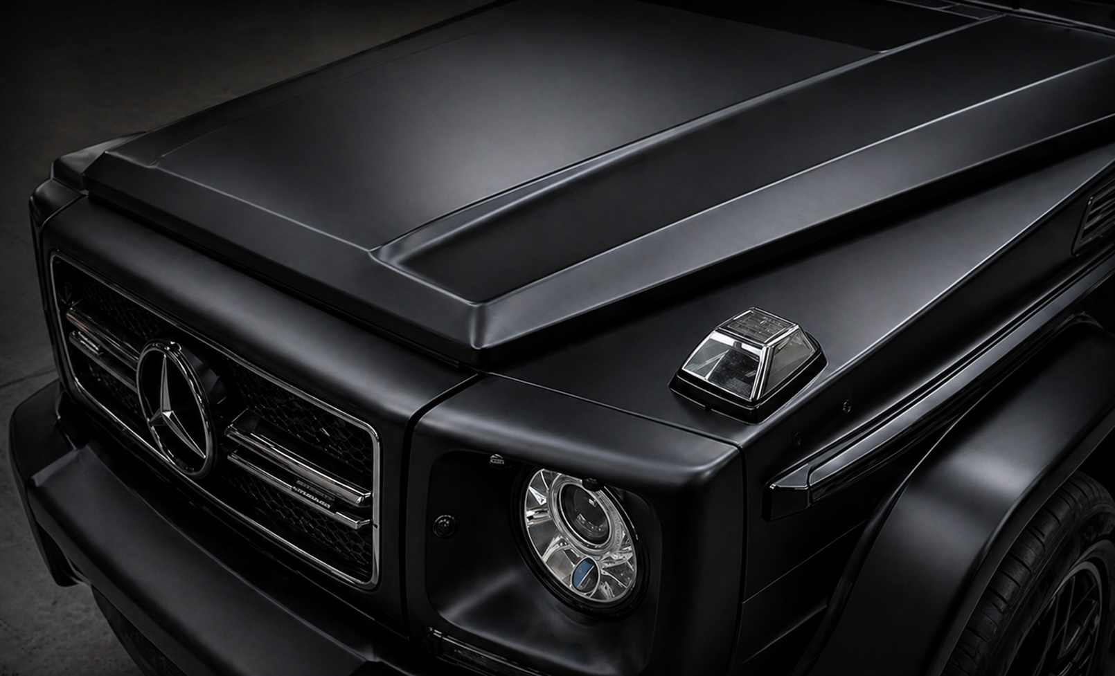 メルセデス・ベンツ Mercedes-Benz G-Class W463 3M 2080 M12 マットブラック ラッピング施工後
