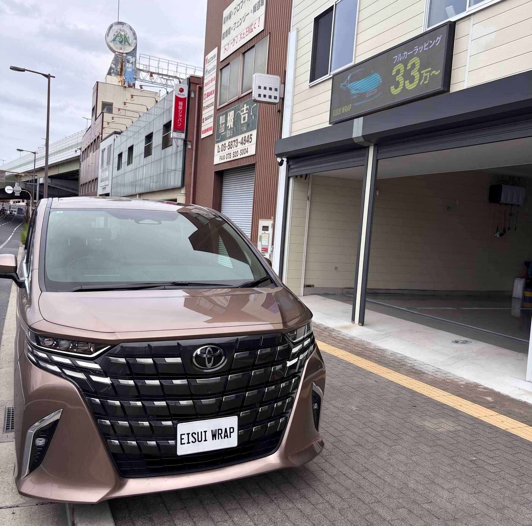 Toyota Alphard 40 Clear PPF case study in Osaka