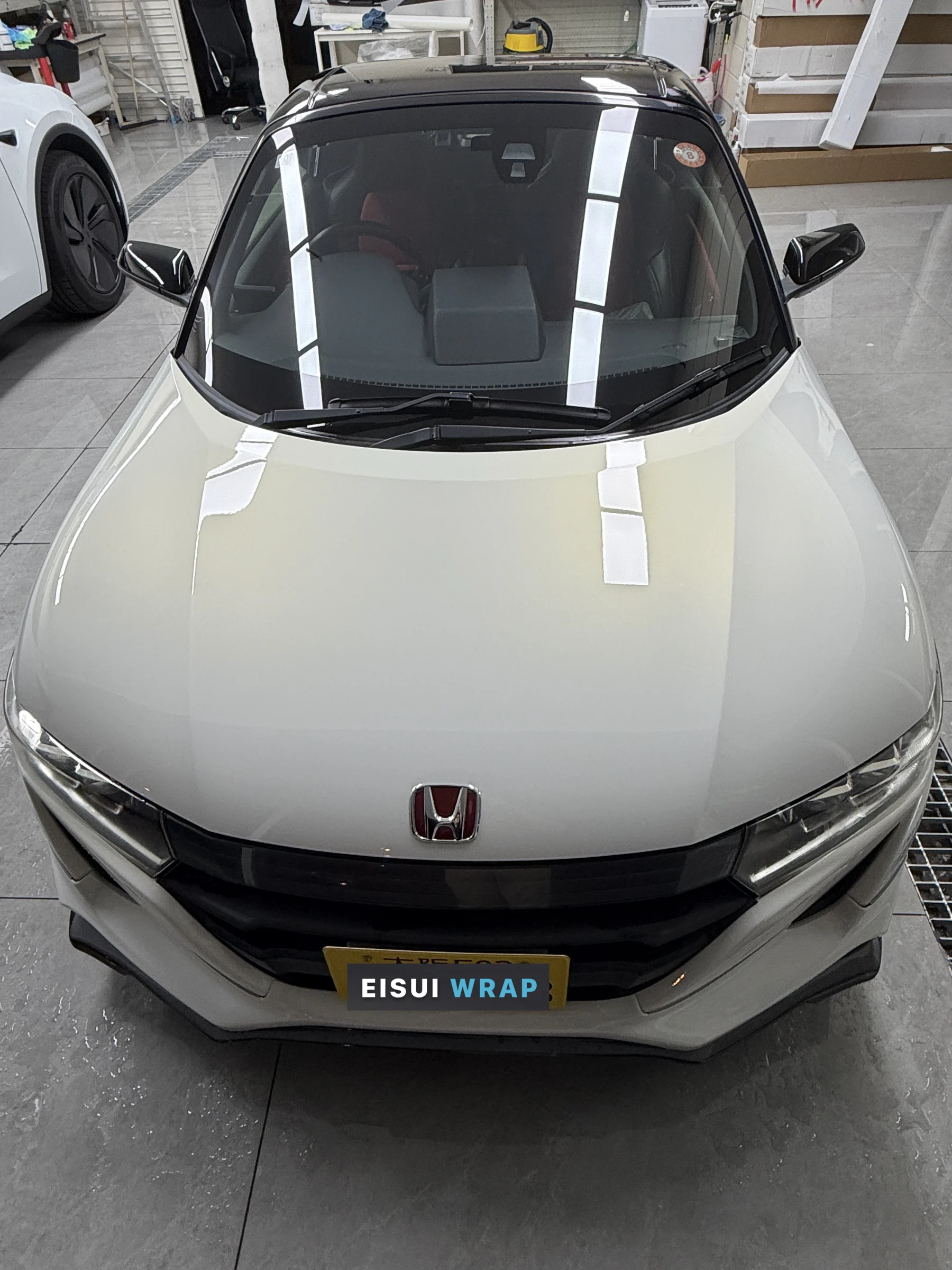ホンダ S660 EISUI透明PPF施工後 正面