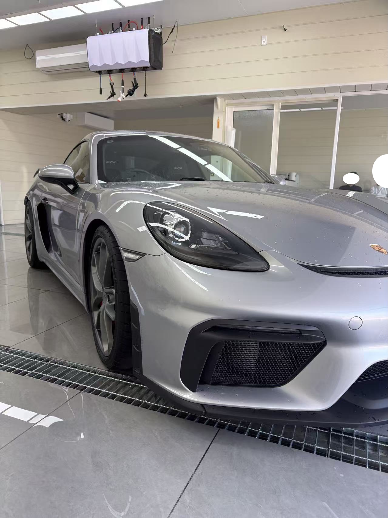 ケイマン GT4 PPF施工後 フロントサイド 関西 芦屋