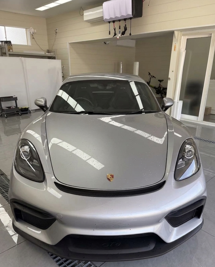 ポルシェ 718 ケイマン GT4 プロテクションフィルム 大阪