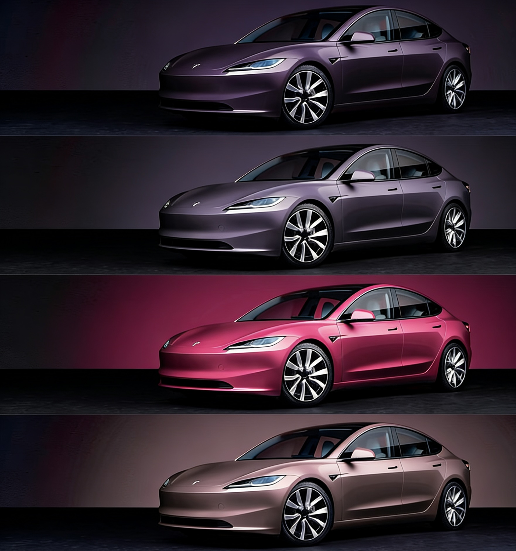 テスラモデル3 カーラッピング カラーバリエーション 大阪 シルバー ブルー系